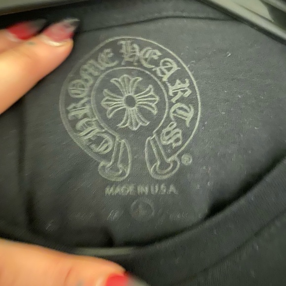 Chrome Hearts Black Long Sleeve Staff Only Rare Graphic Tee Never Worn - Picture 6 of 10